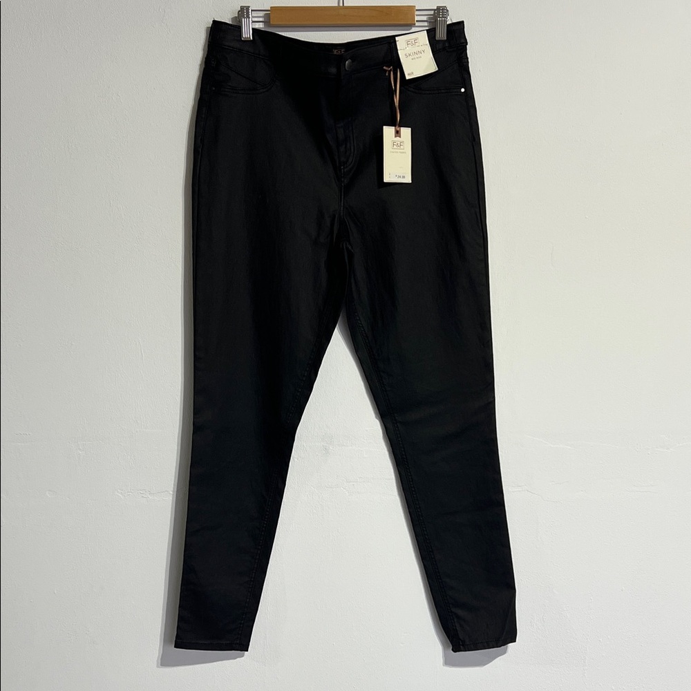 NWT F&F Women's Sleek Black Skinny Jeans
